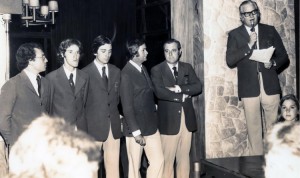 Rafael Navarro, Jaime Gonzalez, Priscillo Diniz, Fernando Chaves Barcellos, Ricardo Rossi e Jesse Rinehart em 74 na Rep Dominicana