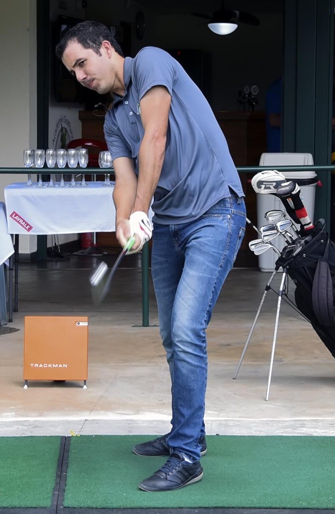 Fernando Silva treina com Trackman 4