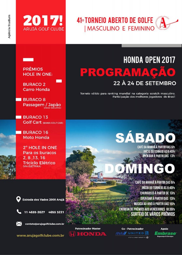 Aberto Aruja cartaz
