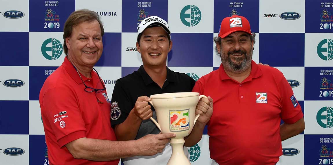 Esteve, Lee e Somlo: torneio beneficente de gofle da Casa da Paz de 2019 entra para a história do golfe. Fotos: Thais Pastor/F2 Comunicação