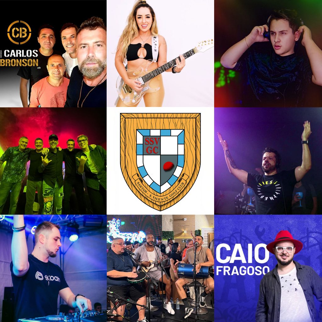 Todos os artistas que irão desfilar pelo palco do Aberto do SSVGC durante a festa de sábado. Montagem com fotos do Instagram