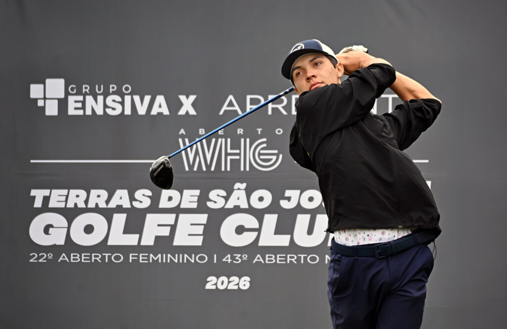Arthur: líderando por amplo margem após a rodada de abertura, em Itu. Fotos: Thais Pastor/F2 Assessoria